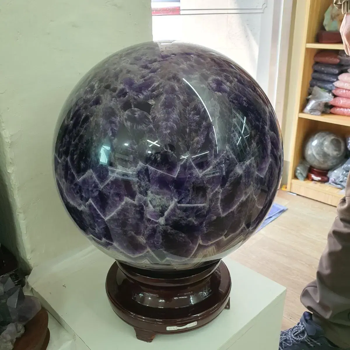 천연자수정 볼 amethyst sphere