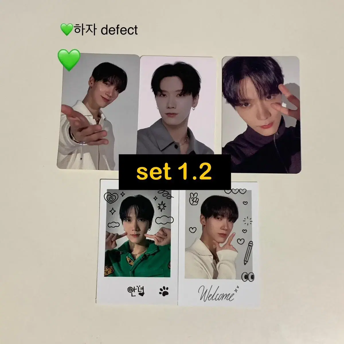 Ten NCT HOME Scratch pola A B WayV way v PhotocardNCT HOME