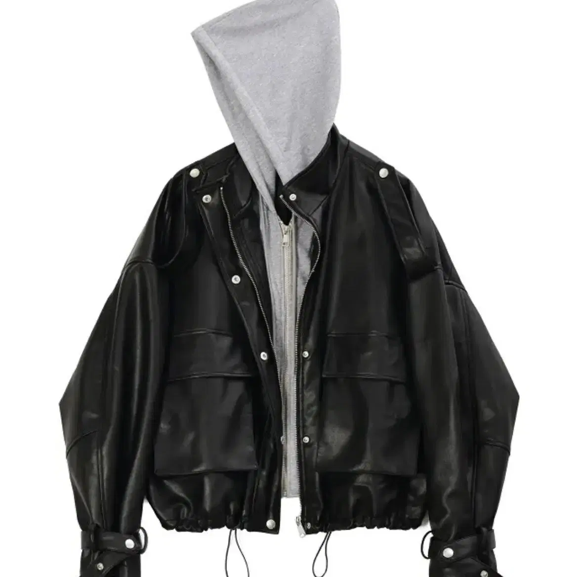 Hooded rider jacket