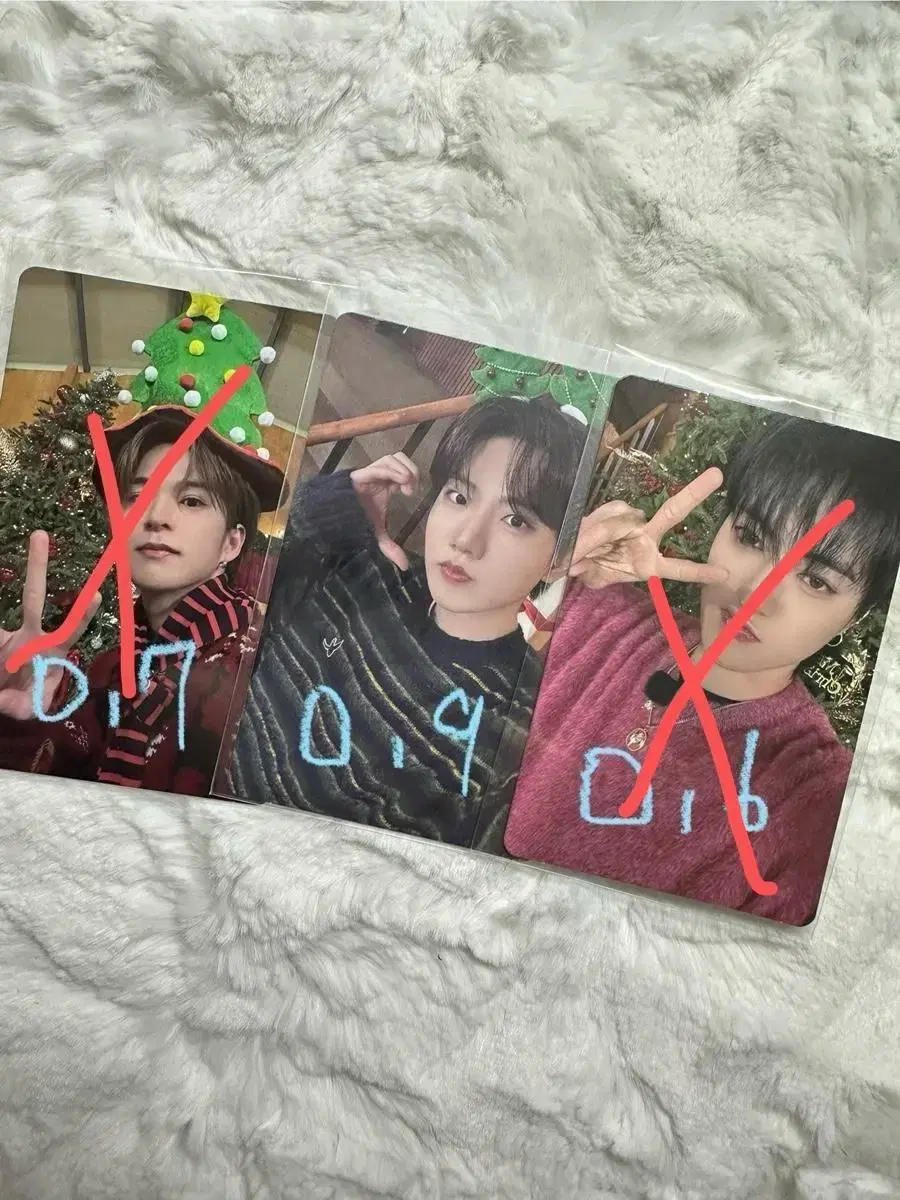 Treasure the sameE Christmas pre-order benefit photocard Ashihi junkyu Haruto