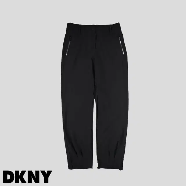 DKNY 디케이엔와이 골프 블랙 골프웨어 나일론혼방 뒷밴딩 조거 져지팬츠