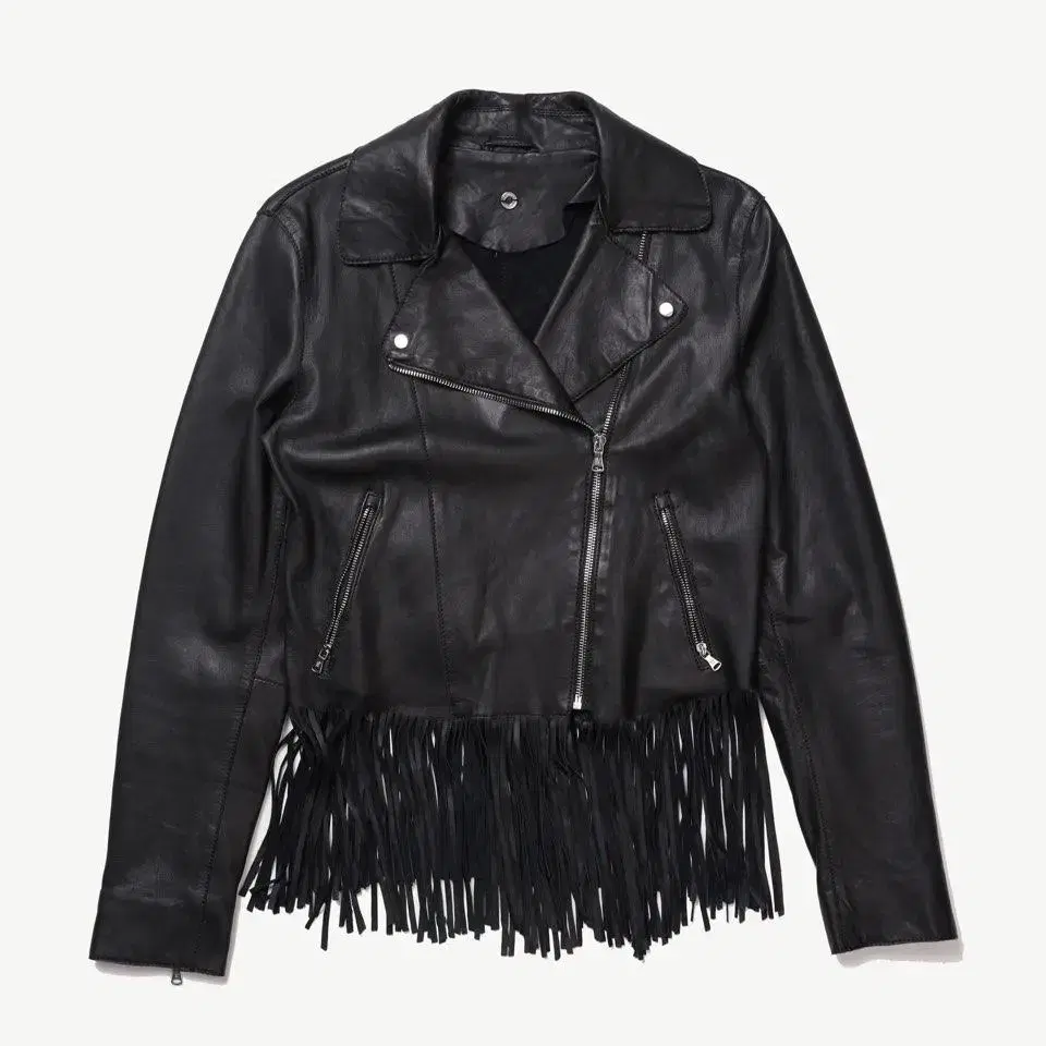 Massimo Dutt Fringe Leather Jacket