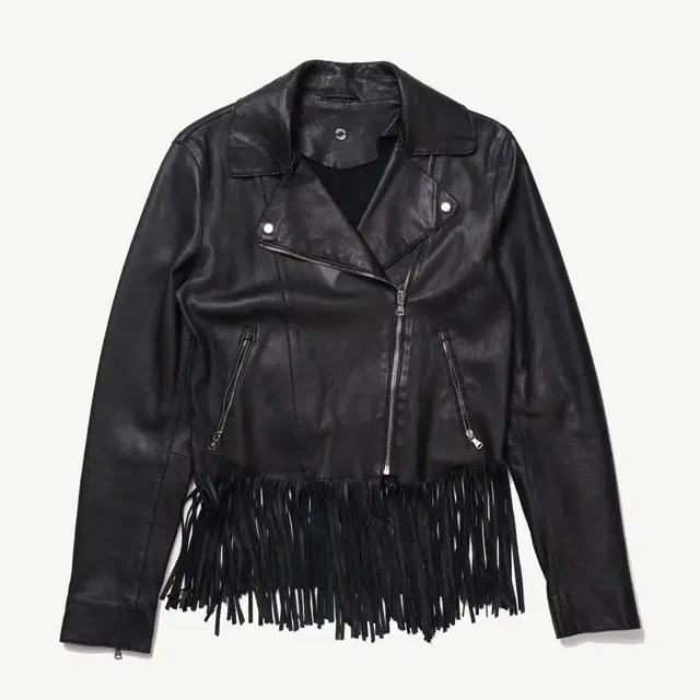 Massimo Dutt Fringe Leather Jacket