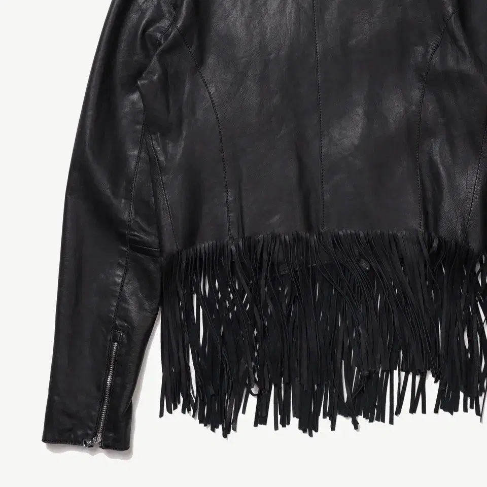 Massimo Dutt Fringe Leather Jacket