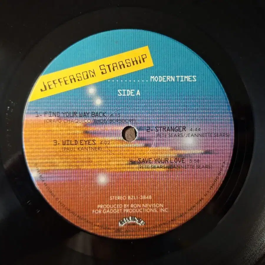 미국원반/Jefferson Starship -Modern Times LP