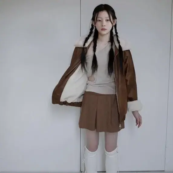 베이비랩 blouson fur jk