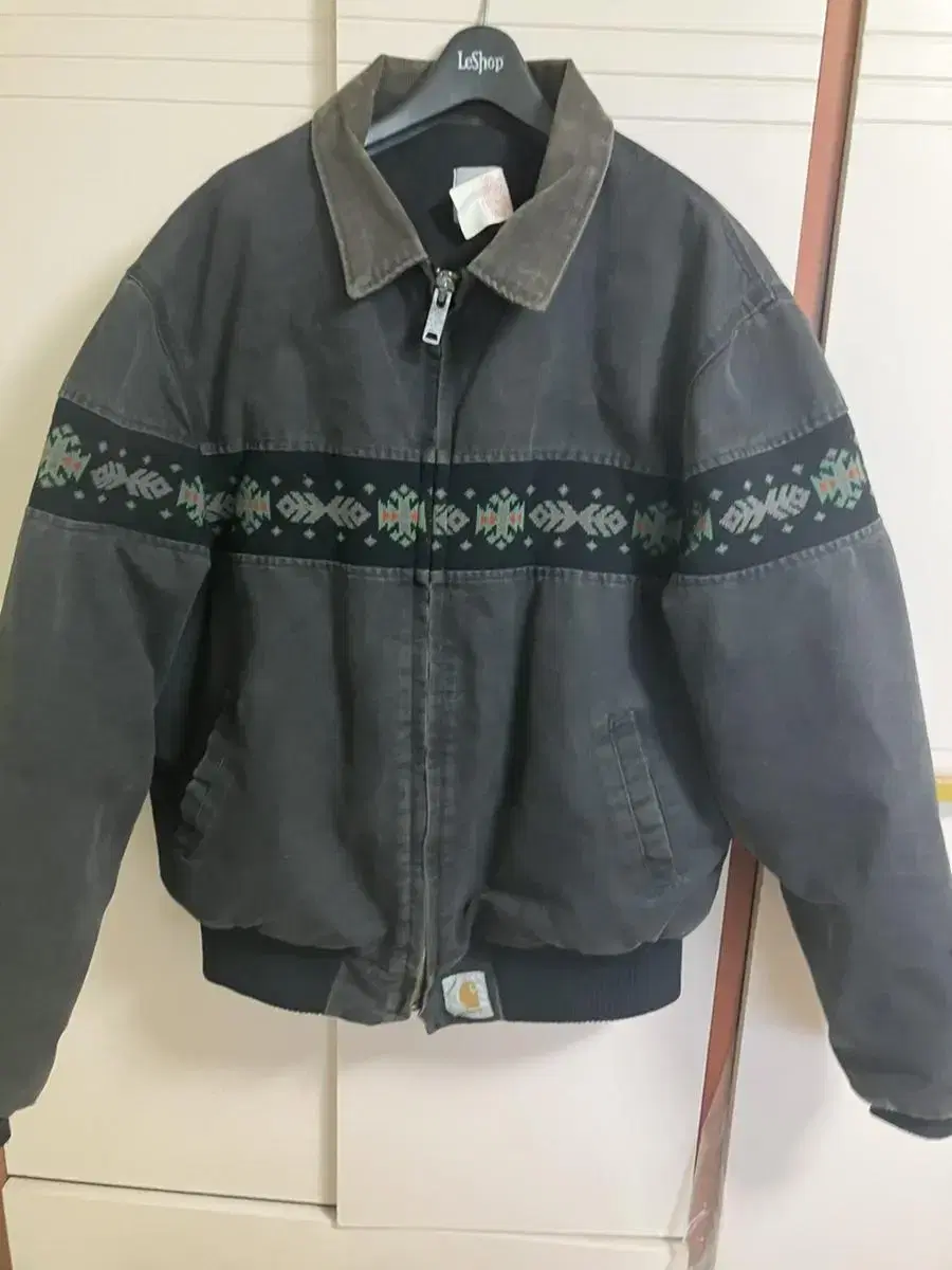 칼하트 빈티지 90s 아즈텍 나바호 패턴 산타페 2XL 블랙