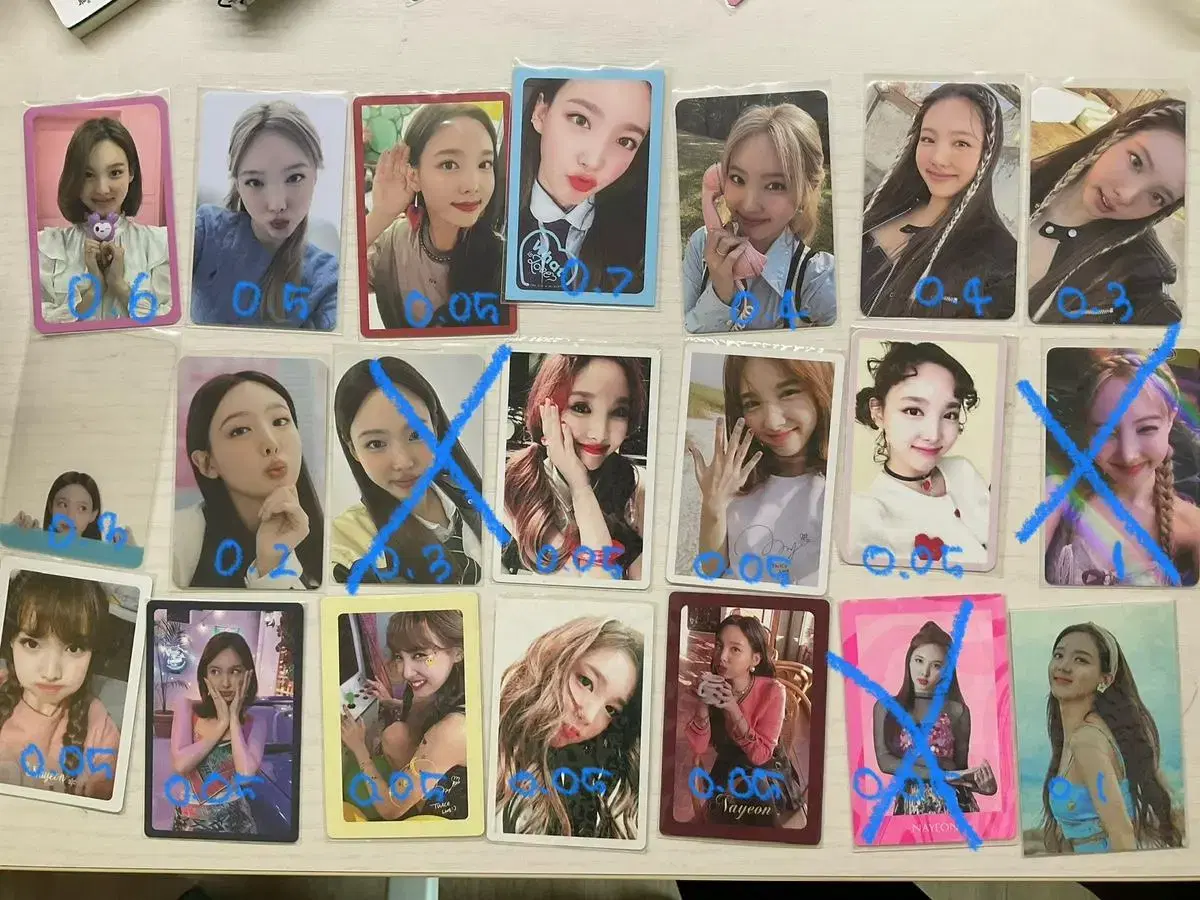 Twice photocard sells