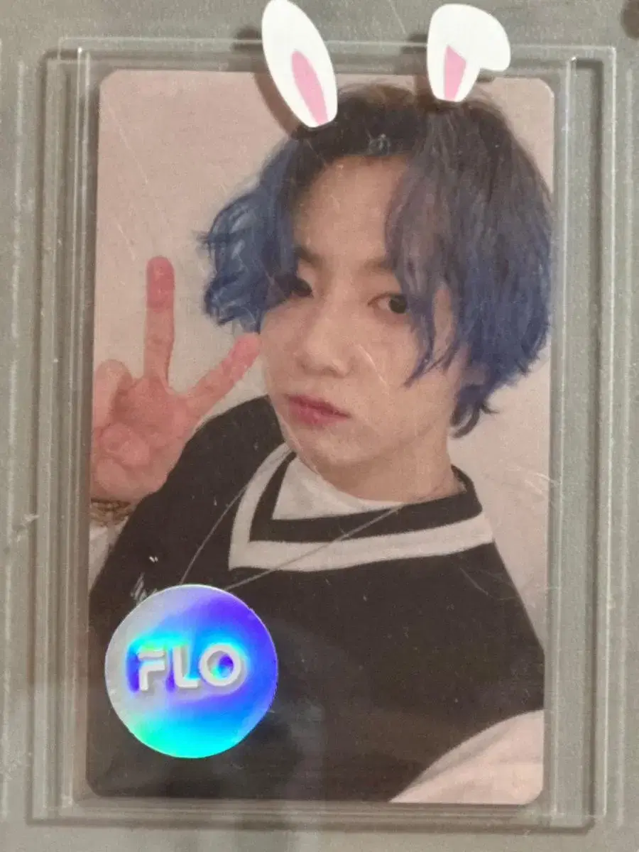 bts jungkook super rapper Flo photocard wts