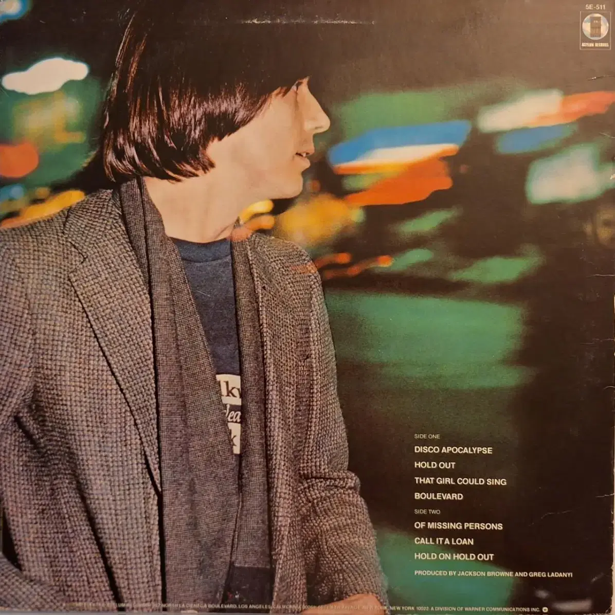 미국원반/Jackson Browne - Hold Out LP