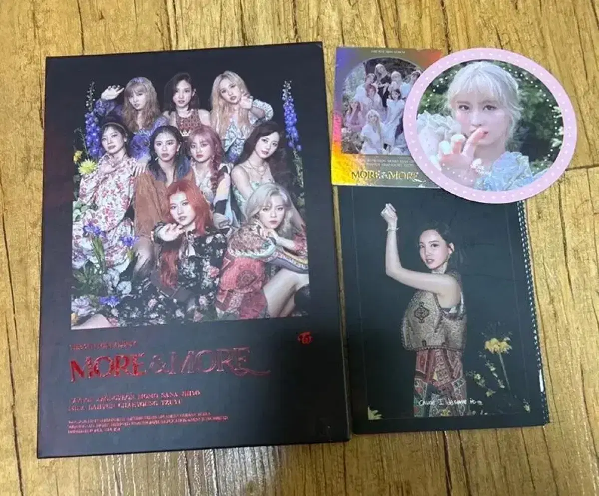 TWICE's MORE & MORE unsealed album momo tzuyu