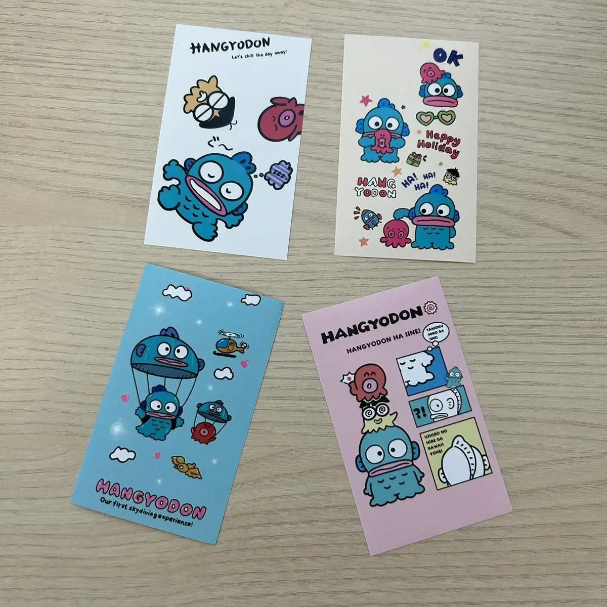 San Rio Hangyo-dong sticker 4 pcs 1set