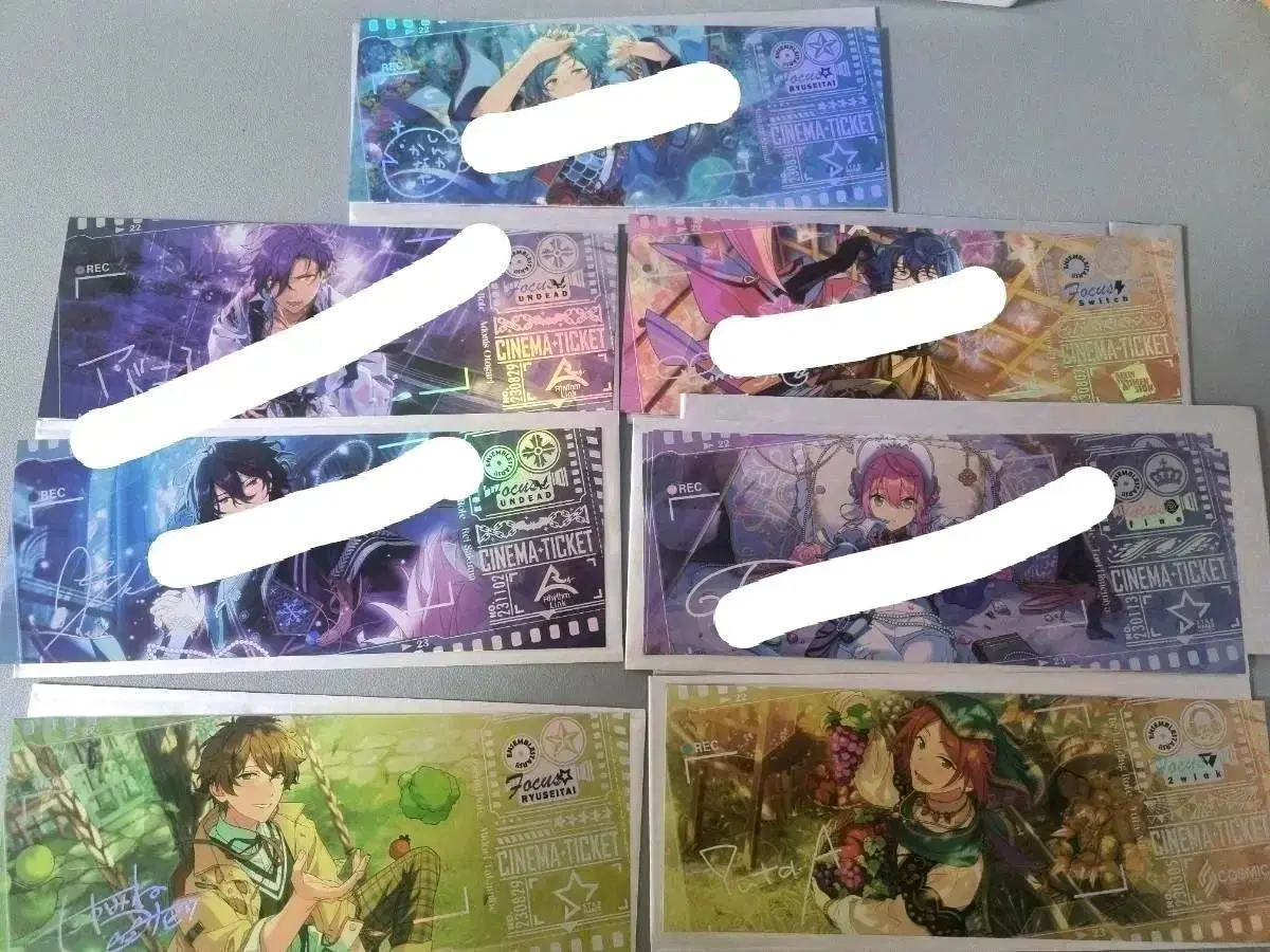 Angsta Cinema Tickets Lay, Kanata, Adonis, Midori, Tori, Yuuta, Tsumugi