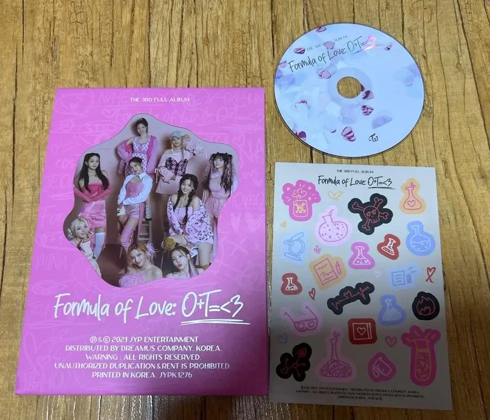 Twice's formula of love: o+t=<3 sati unsealed album