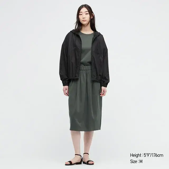 [BLACK] 유니클로 르메르 후드블루종 Uniqlo U