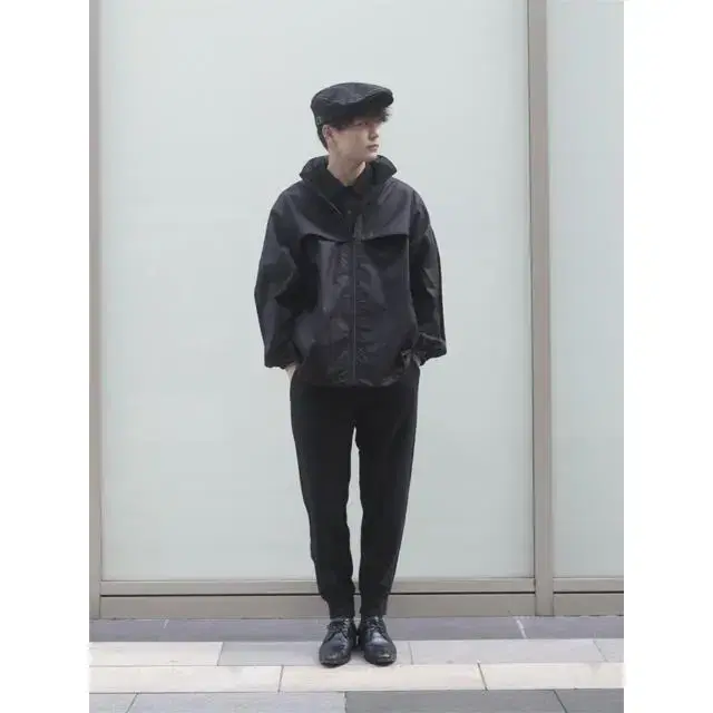 [BLACK/M] 유니클로 르메르 오버사이즈 후드 블루종 Uniqlo U