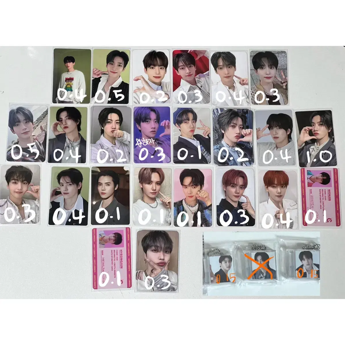 Cravity album unreleased photocard broadcast sign photocard seasons greetings kit 