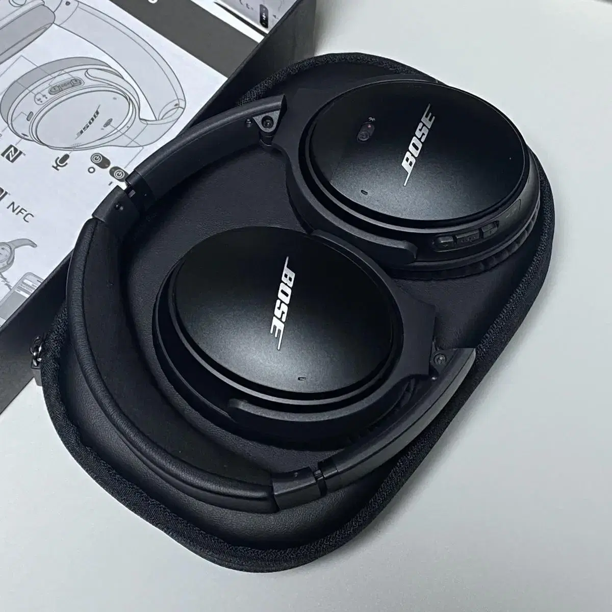 보스헤스폰 qc35 블랙 풀박