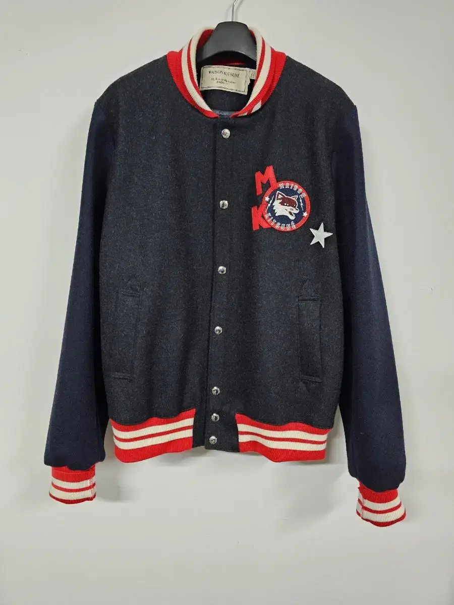 Maison Kitsune Wool Varsity Jacket size M(002)