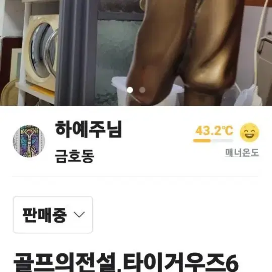 타이거 우즈 골프에 황제 전체 동이라서 무겁습니다