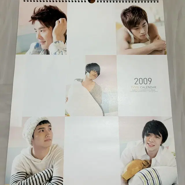 동방신기 2009 스페셜 캘린더 달력 벽걸이용