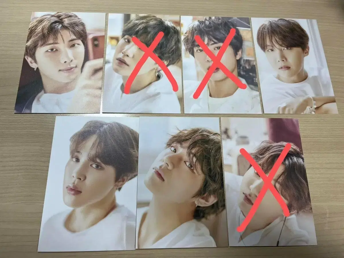 Bangtan Today Exhibition postcard A Nam Jun Seok Jin Yoon Kiho Seok Ji Min Tae Hyung Jungkook