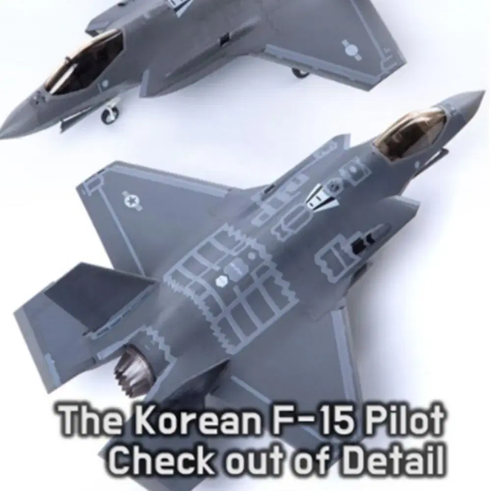 F-35A 스텔스 비행기 프라모델 / 공군 전투기 밀리터리 모형 조립