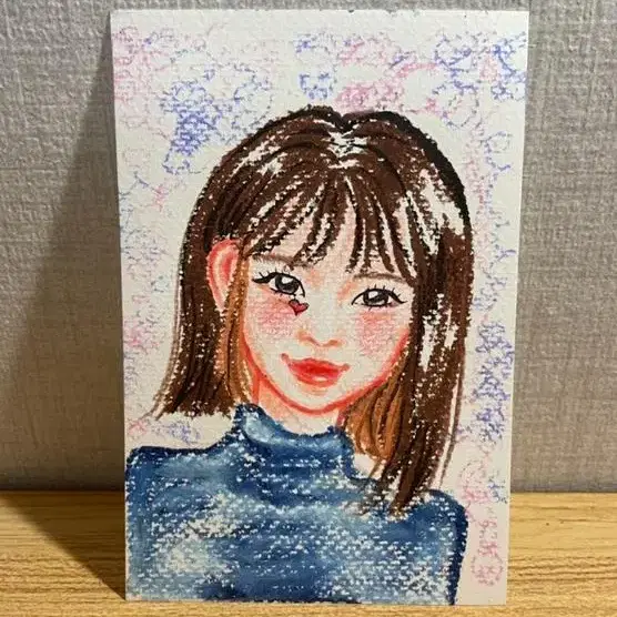 *크레용 드로잉 그림 그려드려요 선물용 기념일용