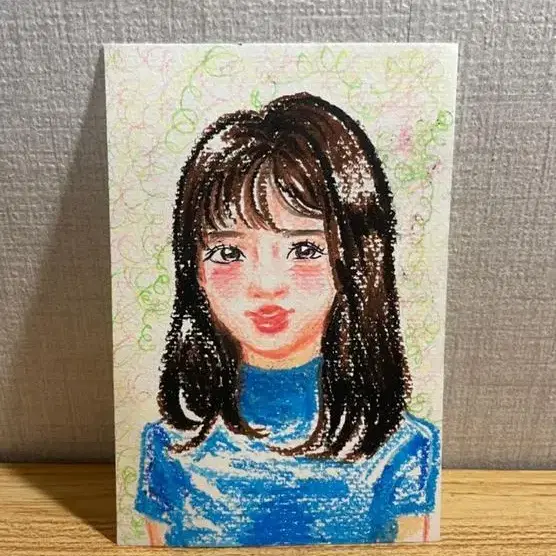 *크레용 드로잉 그림 그려드려요 선물용 기념일용