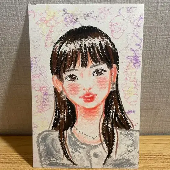 *크레용 드로잉 그림 그려드려요 선물용 기념일용