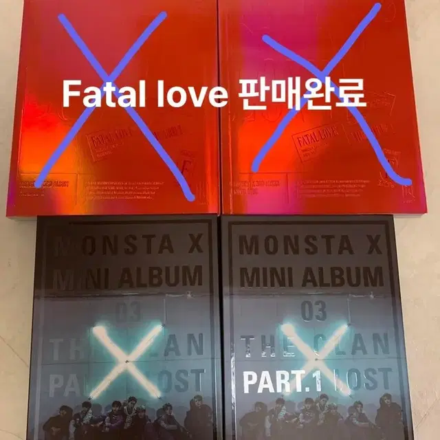 몬스타엑스 개봉앨범 fatal love 페이탈 러브 더클랜