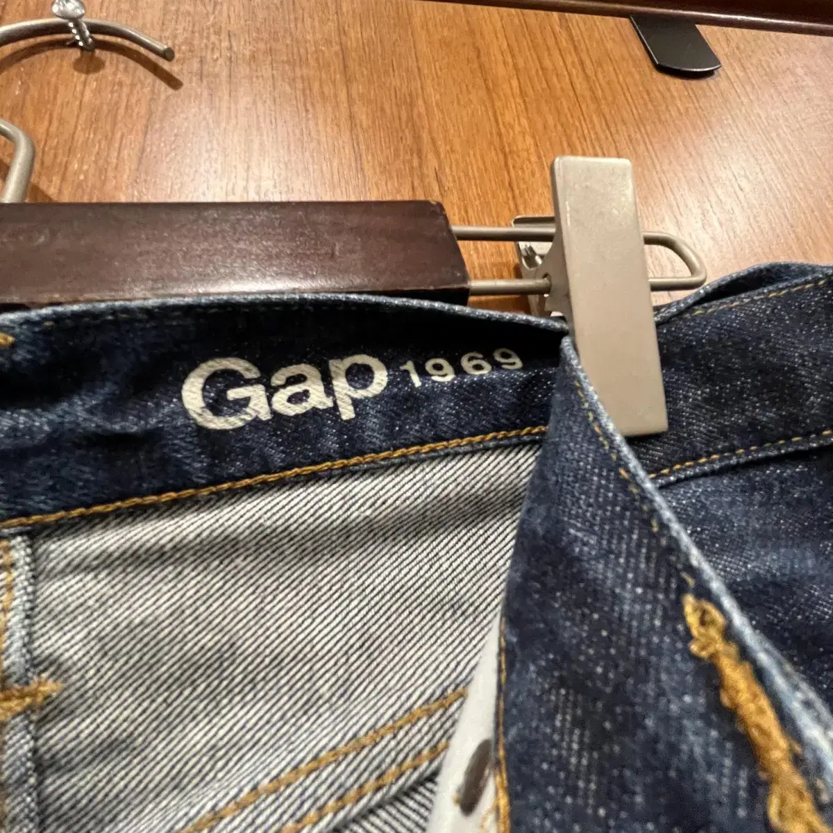 남자 GAP 청바지 데님 진청