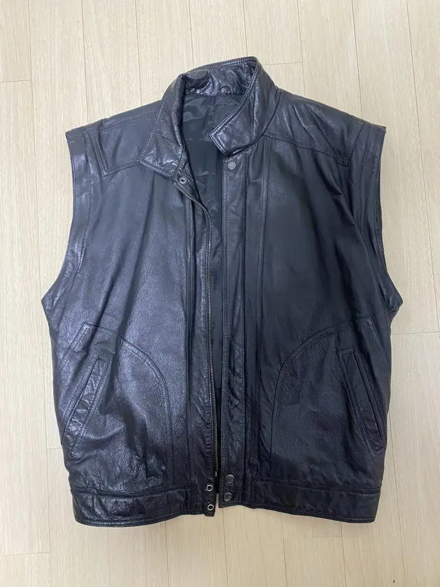 Vintage Leather Leather Vest 105