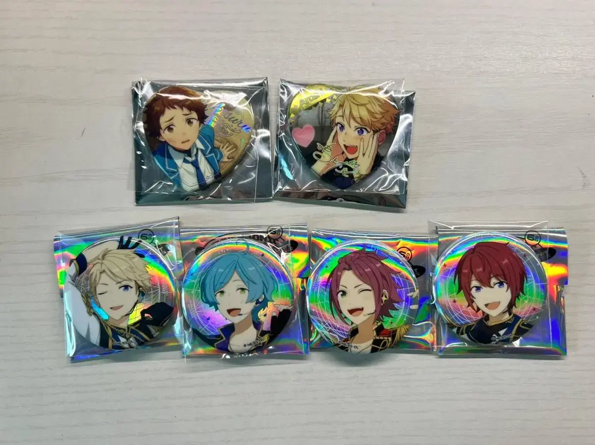 Angsta Mitsuru Arishi Kanata Mao Tsukasa Heart Dreamlive Badge