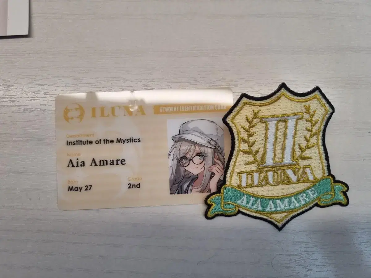 Iluna Aia Amare Student Badge Student ID