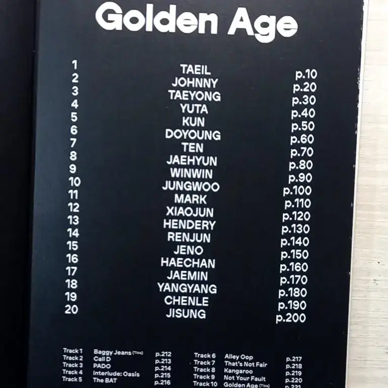 NCT 2023 Golden Age 4집 앨범 골든에이지 포토북 CD