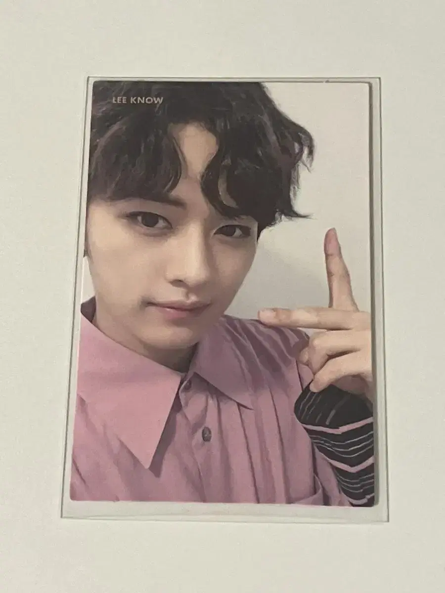 Straykids lee know I.M.U photocard WTS