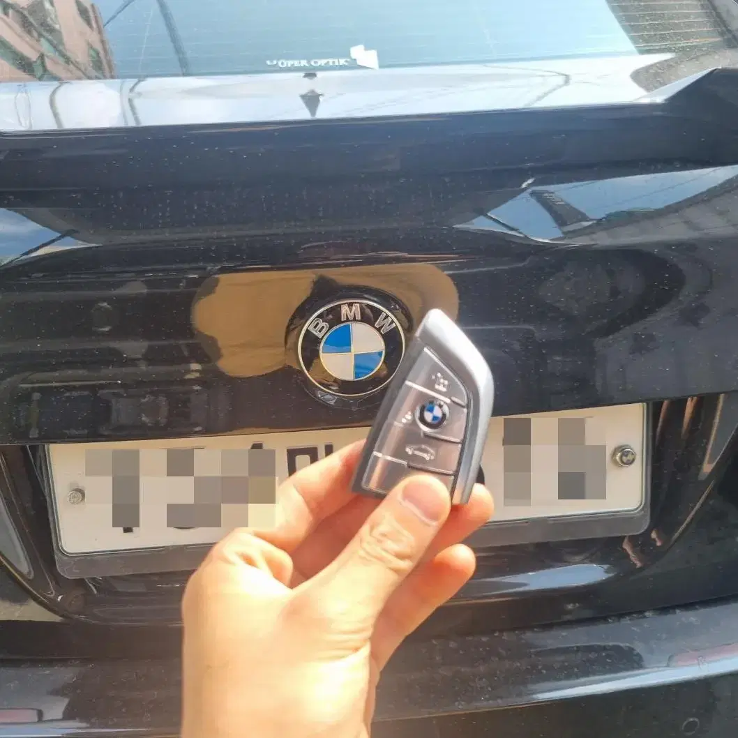 BMW 구형 버튼 자동차키를 최신형 칼키 스마트한 업그레이드 개조 제작