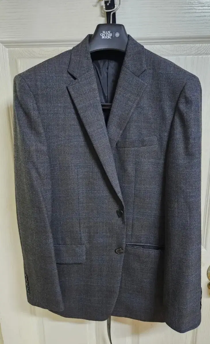 Jike Gray Melange Suit Jacket (105)