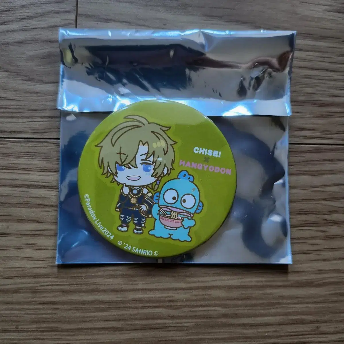 Paralai Kuzuryu Chisei Yacha Sanrio Collaboration Can Badge