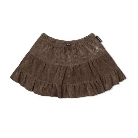 어글리쉐도우 VELVET CANCAN SKIRT(BROWN)