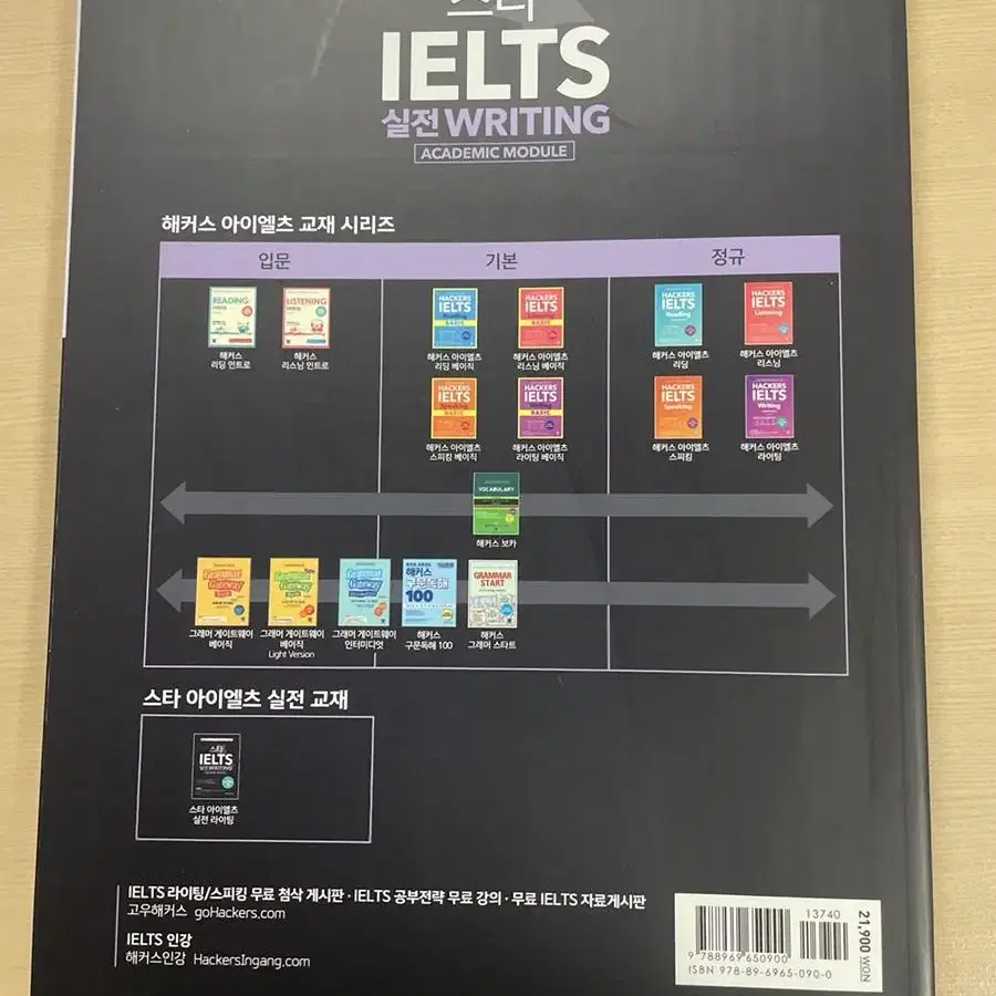 Hackers 스타 IELTS 실전 writing