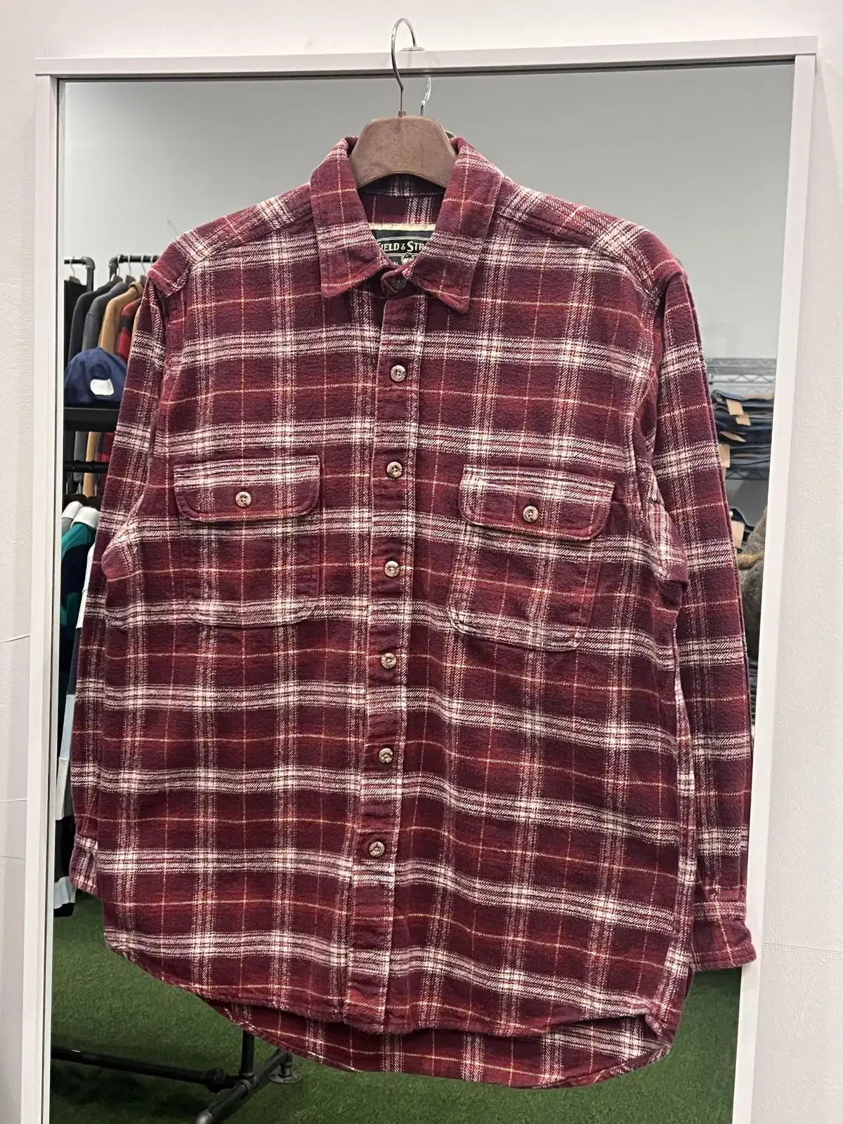 00s Field & Streum Vintage Flannel Check Shirt