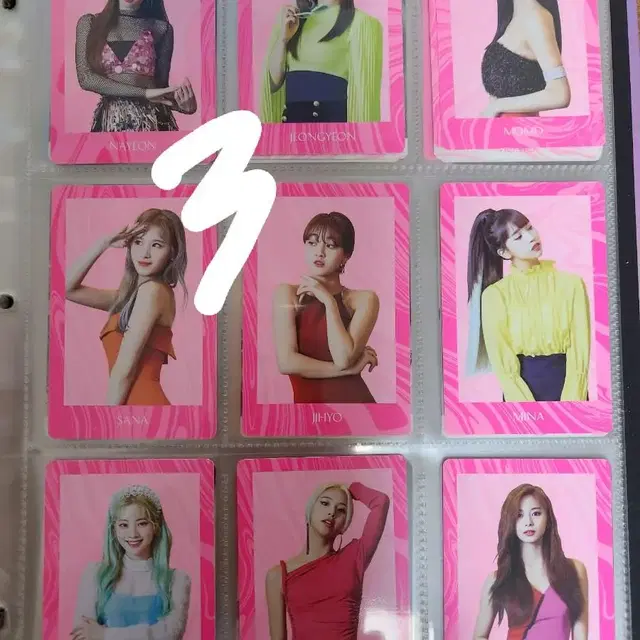 트와이스 fancy 포카 총 30장(단체 각1개 포함)