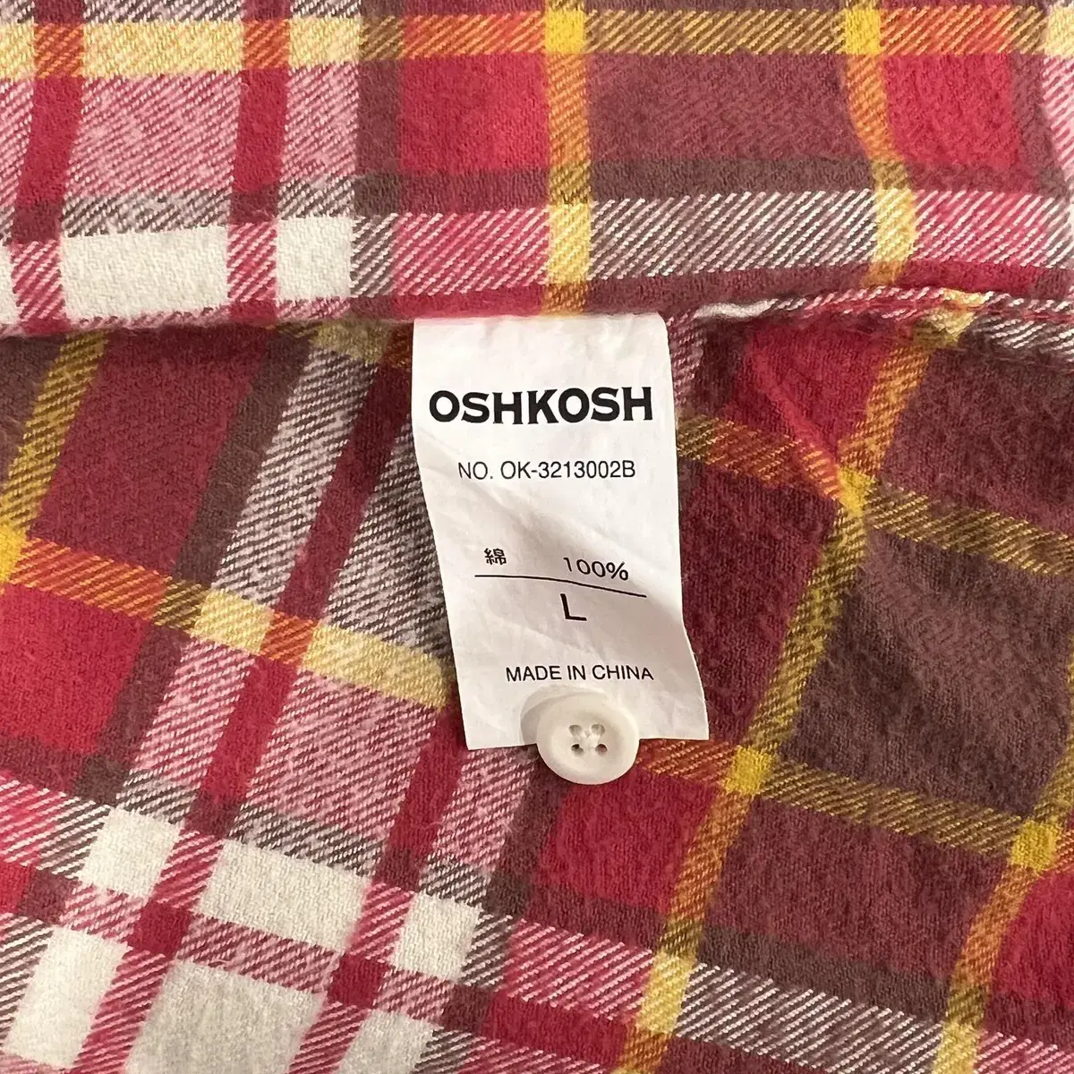 Oshkosh 오시코시 플란넬 체크 셔츠