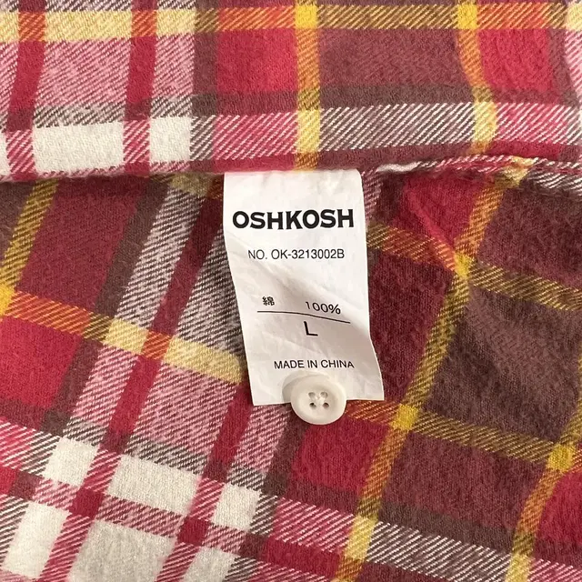 Oshkosh 오시코시 플란넬 체크 셔츠