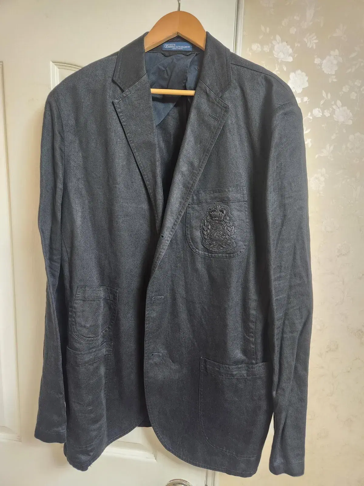 Polo Black Waffen Linen Blazer (XL)