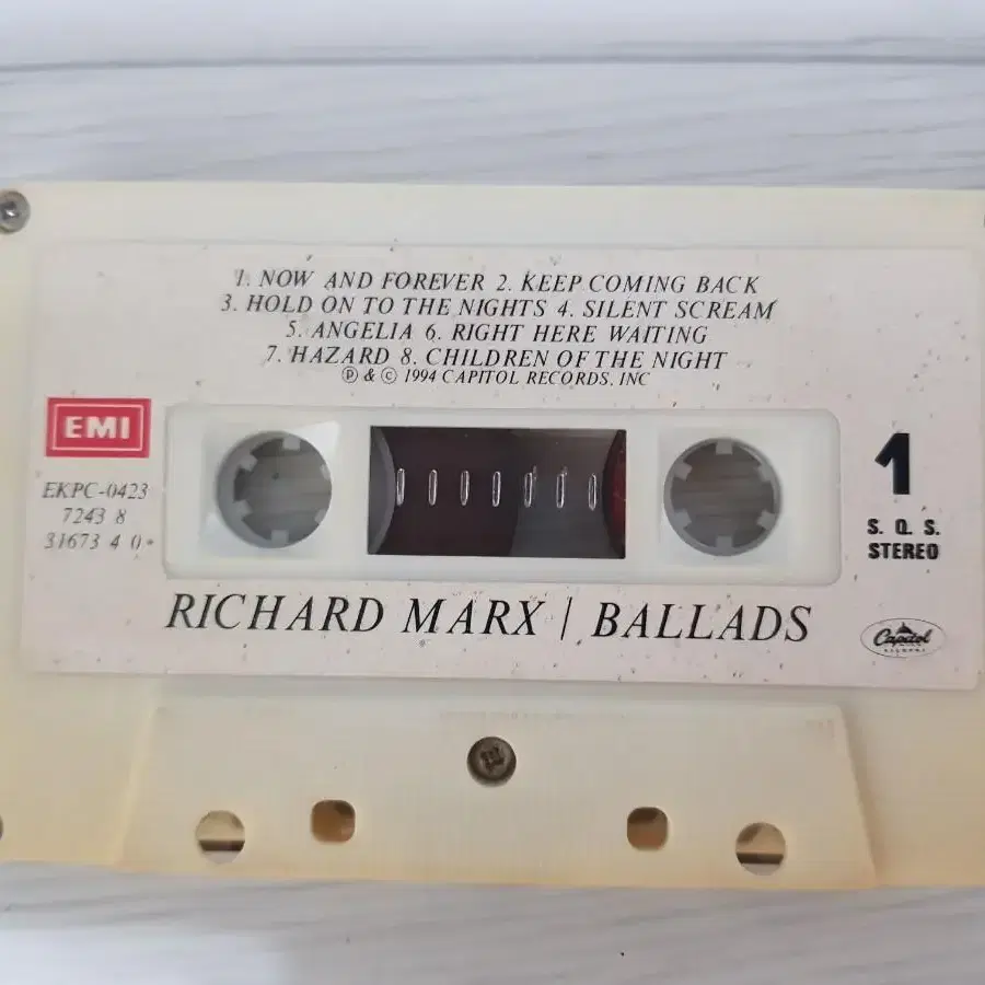 Richard Marx Ballads 팝카세트테잎 카세트테이프 리차드막스