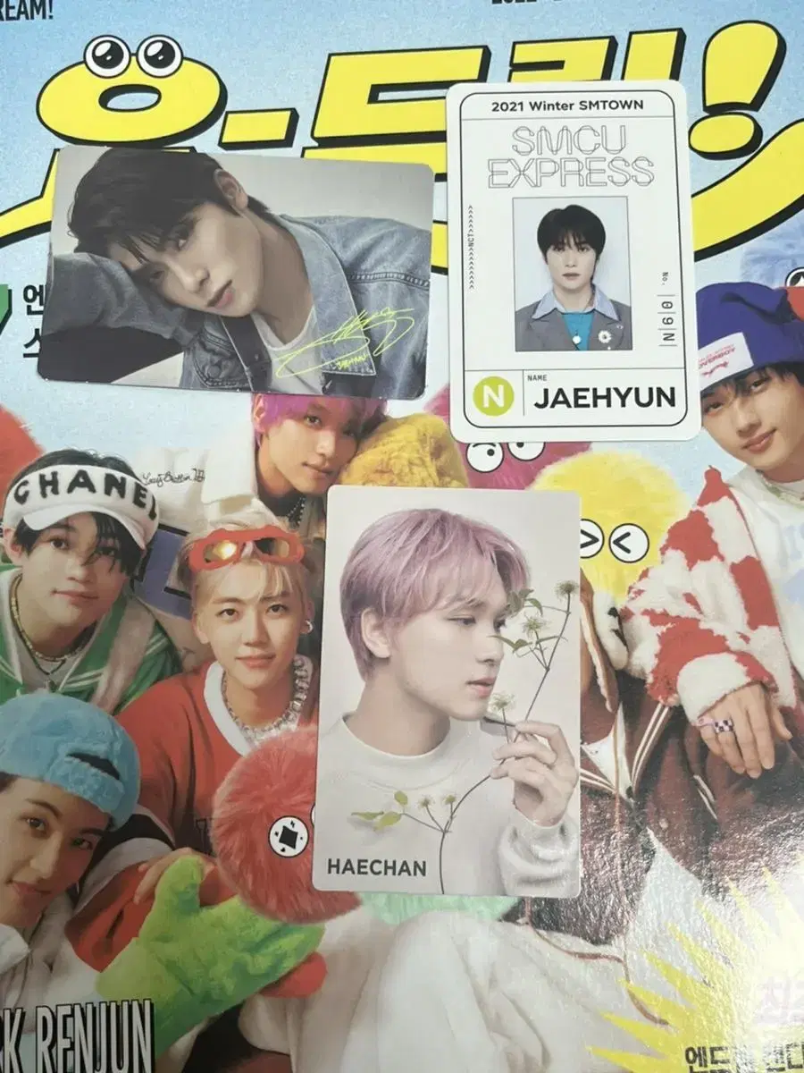 nct 127 haechan jaehyun photocard naturepublic