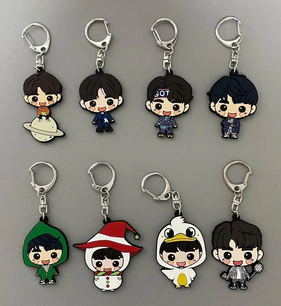 Got 7 jinyoung Japan Tour Official Goods Rubber Keyring (GOT7 Jinyoung)